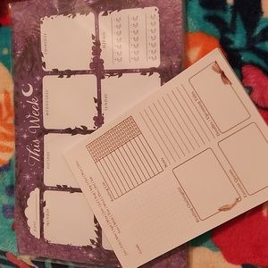 Illumicrate exclusive weekly planner and reading journal